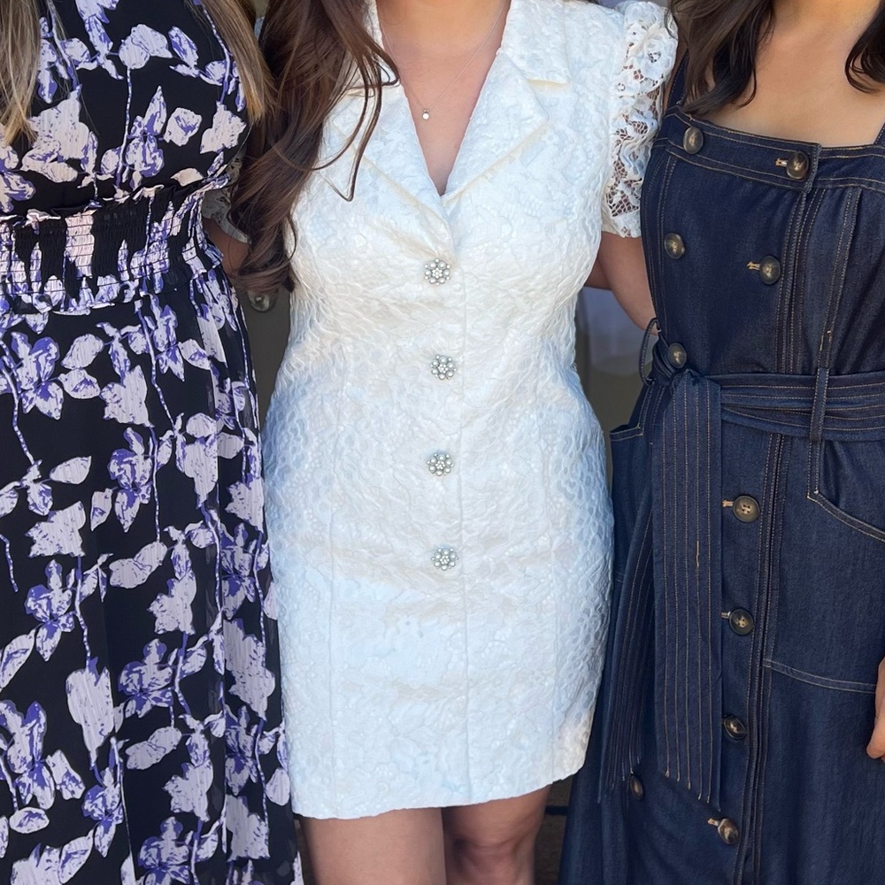 LIKELY WHITE LACE DRESS